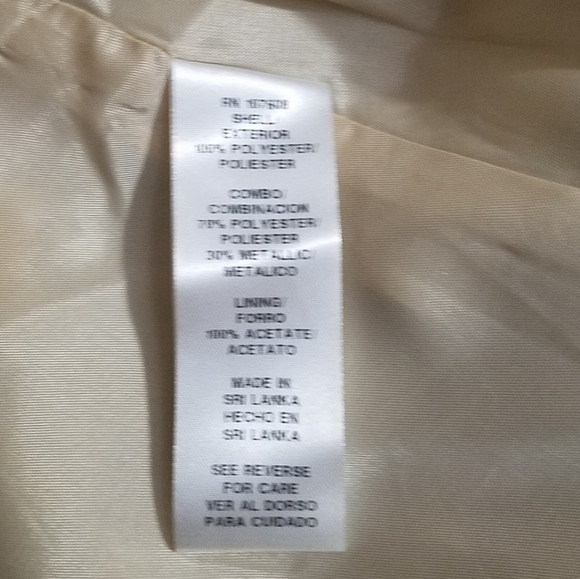 NWOT RSVP STRAPLESS METALLIC GOLD FITnFLARE 50s STYLE UNIQUE PROM DRESS - Picture 8 of 10